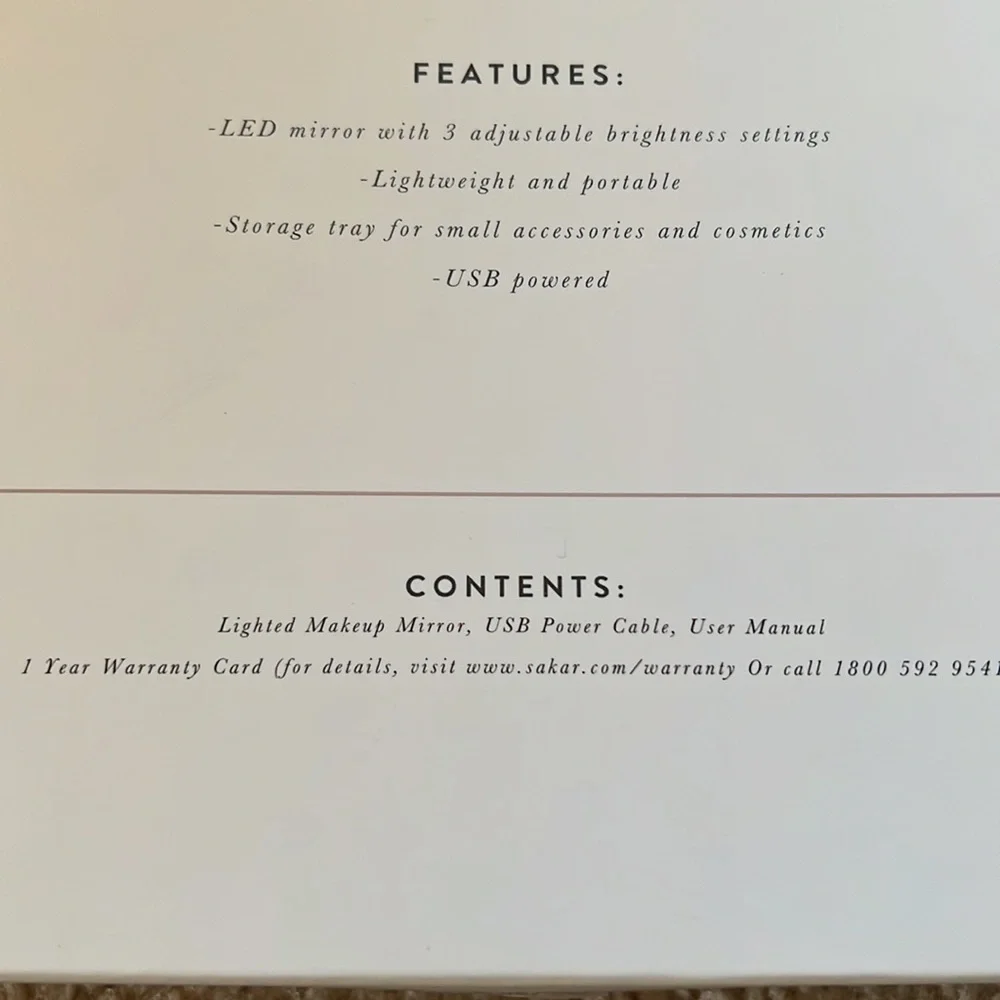 NIB Lighted Makeup Mirror - Picture 5 of 8